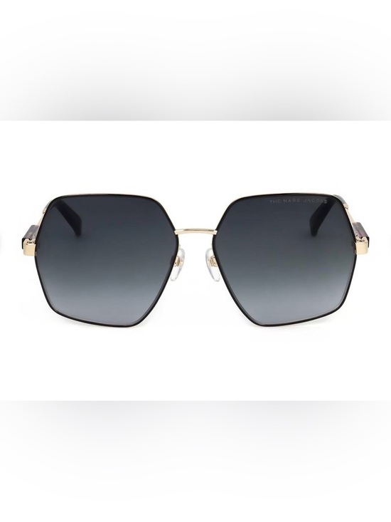 Marc Jacobs Accessories - Marc Jacobs Women’s Hexagonal Sunglasses in Black & Gold 575/S RHL/90